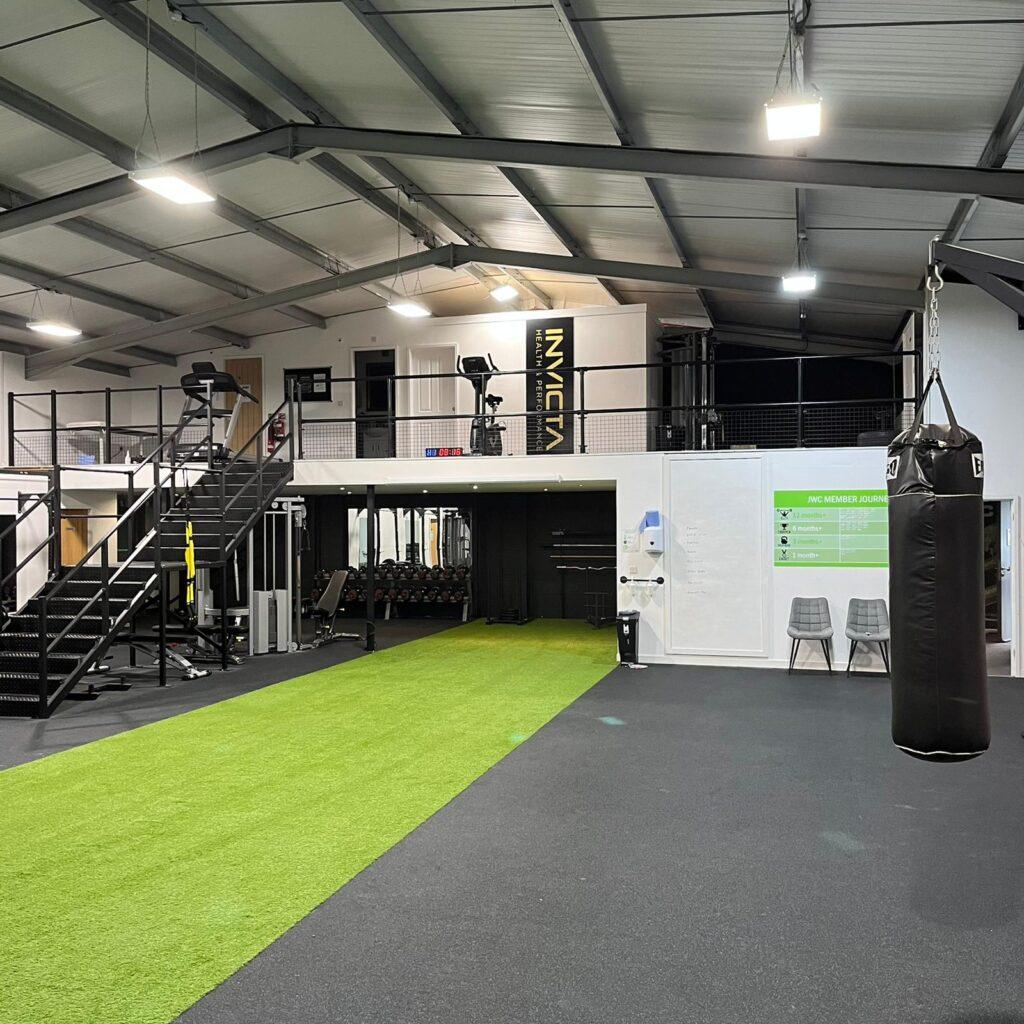Gym and rehab space at the Invicta clinic in Holmes Chapel