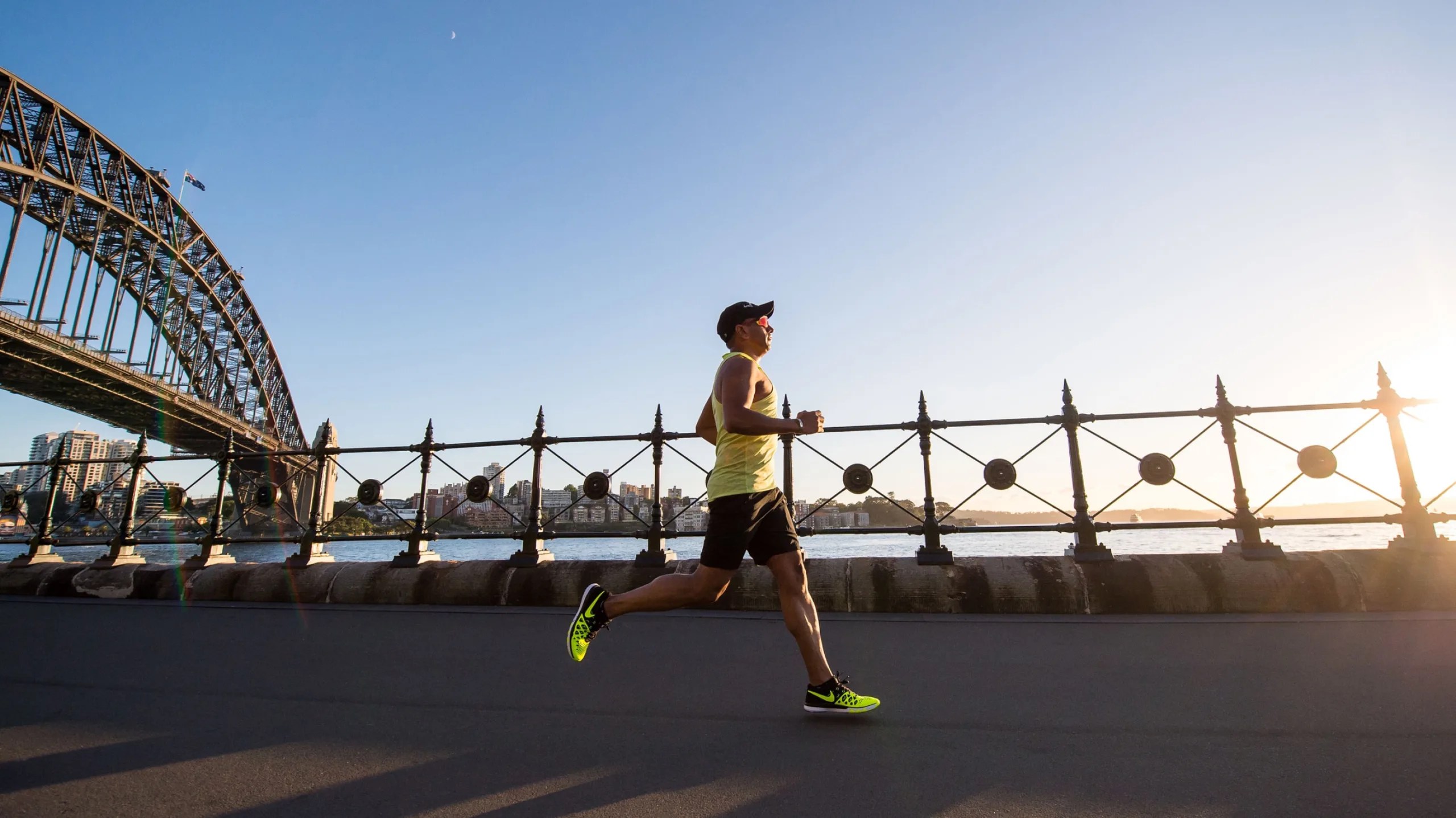 Runner in the sun
