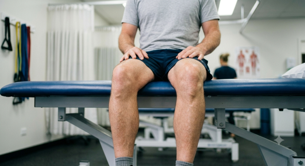Knee pain location chart