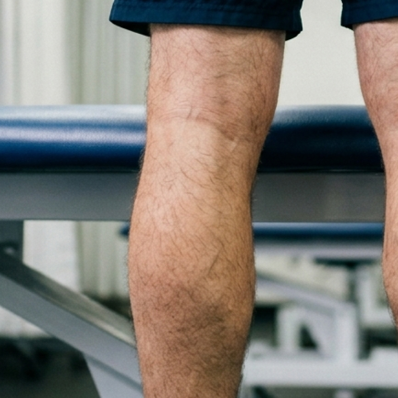 Back view of a knee